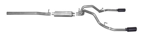 Gibson 14-19 Cadillac Escalade ESV Base 6.2L 3.5in/2.25in Cat-Back Dual Split Exhaust - Black Elite thumbnail 1