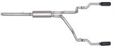 Gibson 05-08 Dodge Dakota SLT 3.7L 2.5in Cat-Back Dual Split Exhaust - Black Elite thumbnail 1