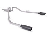 Gibson 14-17 Ram 1500 Big Horn 3.0L 3in Cat-Back Dual Split Exhaust - Black Elite thumbnail 3