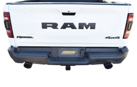 Gibson 2019 Ram 1500 Laramie 5.7L 2.5in Cat-Back Dual Split Exhaust - Black Elite thumbnail 3