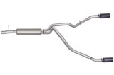 Gibson 17-18 Ford F-250 Super Duty Lariat 6.2L 2.5in Cat-Back Dual Split Exhaust - Black Elite thumbnail 1