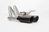 Gibson 11-14 Ford F-150 FX2 3.5L 2.5in Cat-Back Dual Sport Exhaust - Black Elite thumbnail 3