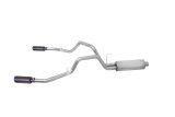 Gibson 11-14 Ford F-150 SVT Raptor 6.2L 3in Cat-Back Dual Split Exhaust - Black Elite thumbnail 1