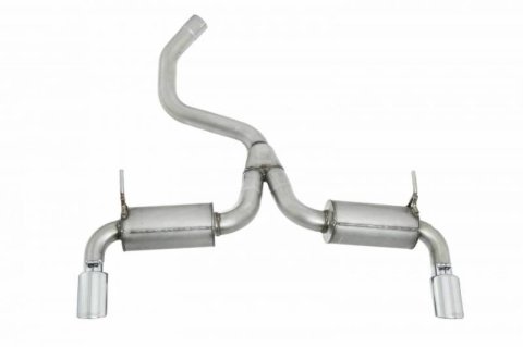 Gibson 14-20 Jeep Cherokee 3.2L 2.5in/2.25in Cat-Back Dual Split Exhaust - Stainless thumbnail 2