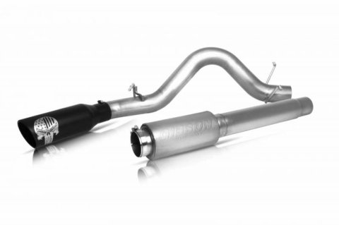 Gibson 07-19 Toyota Tundra SR5 5.7L 4in Patriot Skull Series Cat-Back Single Exhaust - Stainless thumbnail 3