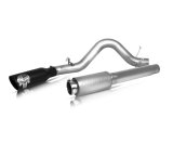 Gibson 11-14 Ford F-150 SVT Raptor 6.2L 4in Patriot Skull Series Cat-Back Single Exhaust - Stainless thumbnail 1