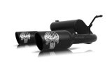 Gibson 18-22 Jeep Wrangler Sport 3.6L 2.5in Patriot Skull Series Cat-Back Dual Exhaust - Blk Ceramic thumbnail 1