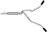 Gibson 17-18 Ford F-250 Super Duty XLT 6.2L 2.5in Cat-Back Dual Extreme Exhaust - Black thumbnail 1
