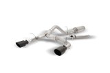 Gibson 2021+ Ford Bronco 4-DR 2.7L 4WD 2.5in Black Elite Cat-Back Dual Split Exhaust - Stainless thumbnail 1