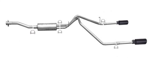 Gibson 15-22 Chevrolet Colorado 2.5L-3.6L Cat-Back Dual Split Exhaust System - Black Elite thumbnail 1