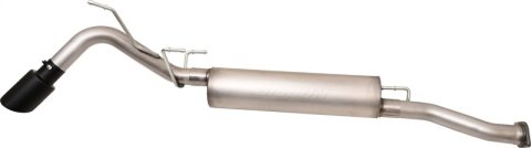 Gibson 16-22 Toyota Tacoma 3.5L 2.5in Cat-Back Single Exhaust System Stainless - Black Elite thumbnail 1