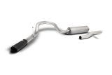 Gibson 20-21 GMC Sierra 2500HD/3500HD 6.6L Cat-Back Single Exhaust System Stainless - Black Elite thumbnail 1