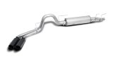 Gibson 21-24 Ford F150 Truck 5.0L 3/2.5in Cat-Back Dual Sport Exhaust System Stainless - Black Elite thumbnail 1