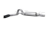 Gibson 21-24 Ford F150 2.7/3.3L 3/2.5in Cat-Back Dual Sport Exhaust System Stainless - Black Elite thumbnail 1