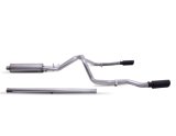Gibson 19-22 GMC Sierra 1500 5.3L 3/2.5in Cat-Back Dual Split Exhaust System Stainless - Black Elite thumbnail 1