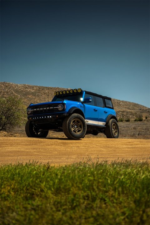 Gibson 21-22 Ford Bronco 4DR Dual Trail Kit Single Exhaust System - Stainless thumbnail 2