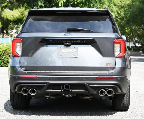 Gibson 20-21 Ford Explorer ST / Lincoln Aviator 3.0L 2.25in Axle-Back Dual Exhaust - Stainless thumbnail 1