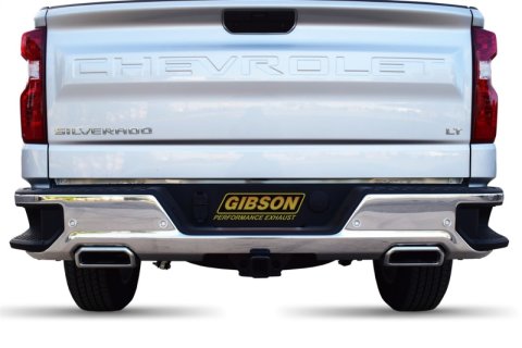 Gibson 19-23 Silverado/GMC Sierra 1500 5.3L Crew Cab Cat-Back Dual Split Exhaust thumbnail 1