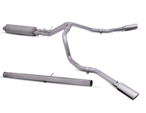 Gibson 19-23 Silverado/GMC Sierra 1500 5.3L Crew Cab Cat-Back Dual Extreme Exhaust thumbnail 1