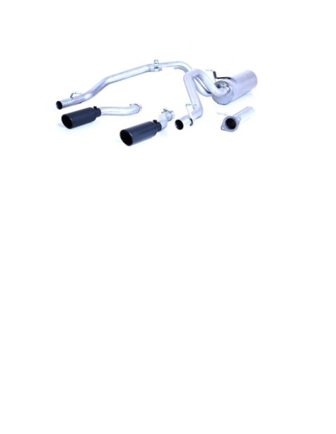 Gibson 25+ Dodge Ram 3.6L Crew Cab Short Bed Cat-Back Dual Sport Exhaust - Black Ceramic Tips thumbnail 1
