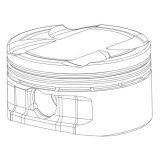 CP Piston & Ring Set for Subaru EJ257 WRX STi - Bore (99.5mm) - Size (Standard) - CR (8.2) - SINGLE thumbnail 1