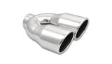 Vibrant 2.5in ID Dual 3.5in OD Round SS Exhaust Tip (Single Wall Angle Cut) thumbnail 3