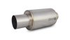 Vibrant Titanium Muffler w/Straight Cut Natural Tip 2.5in. Inlet / 2.5in. Outlet thumbnail 5