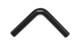 Vibrant 4 Ply Reinforced Silicone Elbow Connector - 1.25in ID x 8in Leg 90 Deg Elbow (BLACK) thumbnail 1
