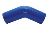 Vibrant 4 Ply Reinforced Silicone Elbow Connector - 1in ID x 8in Leg 45 Deg Elbow (BLACK) thumbnail 5