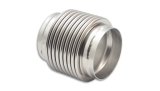 Vibrant SS Bellow Assembly w/ Solid Liner 3.5in ID x 4in overall L Electro Polished thumbnail 1