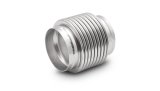 Vibrant SS Bellow Assembly w/ Solid Liner 3.5in ID x 4in overall L Electro Polished thumbnail 3