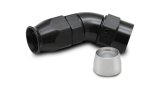 Vibrant -6AN 45 Degree Elbow Hose End Fitting for PTFE Lined Hose thumbnail 3