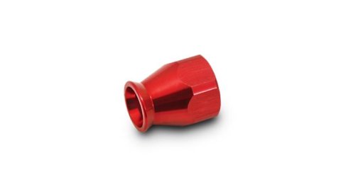 Vibrant -6AN Hose End Socket for PTFE Hose Ends - Red