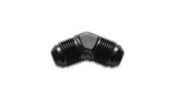Vibrant Flare Union 45 Degree Adapter Fittings Size -6 AN thumbnail 6