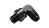 Vibrant -12AN to 3/4in NPT Male Swivel 90 Degree Adapter Fitting thumbnail 3