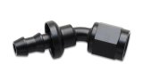 Vibrant Push-On 30 Degree Hose End Elbow Fitting Size -4AN thumbnail 1