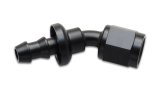Vibrant Push-On 30 Degree Hose End Elbow Fitting Size -10AN thumbnail 2