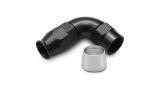 Vibrant 90 Degree One Piece Hose End for PTFE Lined Hose Size -12AN thumbnail 3