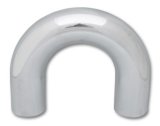 Vibrant 4in O.D. Universal Aluminum Tubing (180 degree Bend) - Polished thumbnail 3