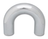 Vibrant 3.5in O.D. Universal Aluminum Tubing (180 degree Bend) - Polished thumbnail 3