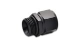 Vibrant -6AN Female to -10 ORB Swivel Adapter w/ O-Ring - Anodized Black thumbnail 1