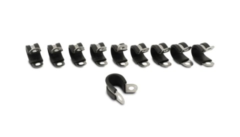 Vibrant Cushion P-Clamp for 0.5625in O.D. Hose - Pack of 10