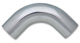 Vibrant 3.25in O.D. Universal Aluminum Tubing (90 Degree) 3.25in CLR 5in Leg Length thumbnail 1