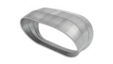 Vibrant Vertical 304 SS Oval Pie Cuts 4.0in OD Tight 45 Degree Elbow thumbnail 1