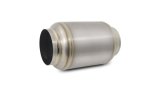 Vibrant Titanium Muffler w/Natural Tip 3.5in. Inlet / 3.5in. Outlet / 5.5in Dia thumbnail 2