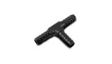 Vibrant 1/4in Barbed Tee Adapter- Black Anodized thumbnail 1
