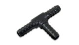 Vibrant 1/8in Barbed Tee Adapter- Black Anodized thumbnail 3