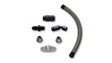 Vibrant Univ Top Mount Oil Drain Kit incl 20in Teflon lined S.S. hose Fitting thumbnail 3