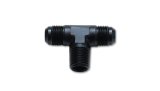 Vibrant -4AN x 1/8in NPT Flare to Pipe Tee Adapter Fitting - Aluminum thumbnail 3