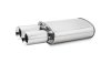 Vibrant StreetPower Turbo Oval Muff w/ Dual 3.5in Round Tips Straight Cut Bev Edge 3in inlet I.D. thumbnail 6